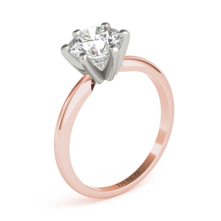 Double Chain Ring Rose Gold / 6