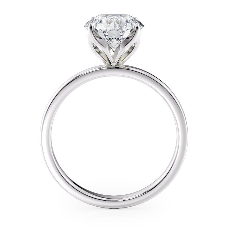 Tulip Solitaire Setting Engagement Ring