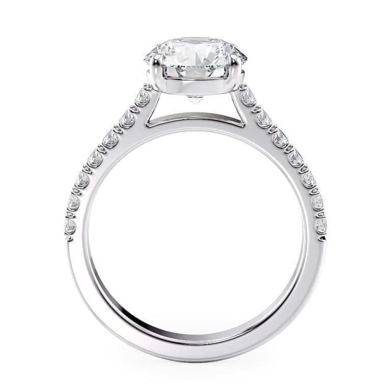 Cathedral on sale diamond setting